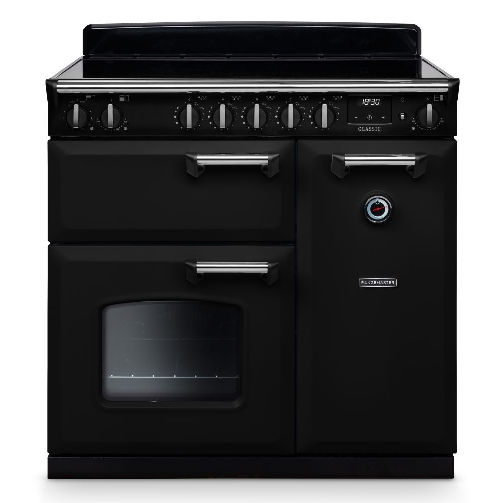 Classic 90cm Induction Cooler Black Chrome