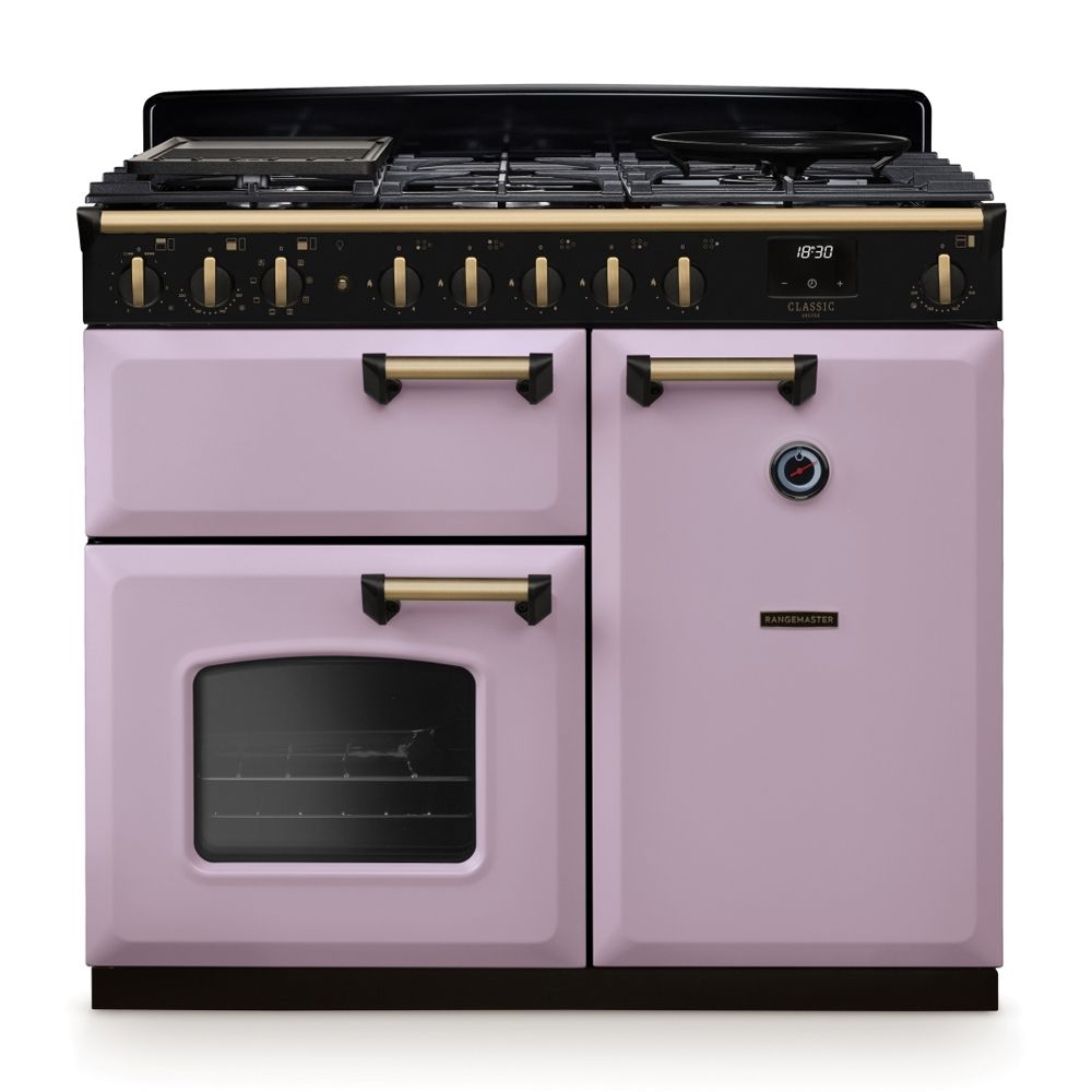 Classic Deluxe 100cm Dual Fuel Heather Antique Brass
