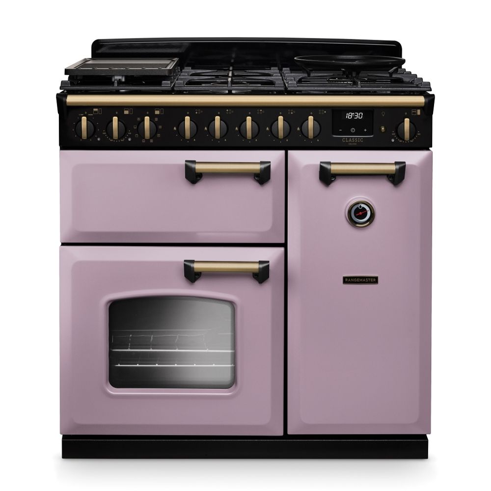 Classic Deluxe 90cm Dual Fuel Heather Antique Brass