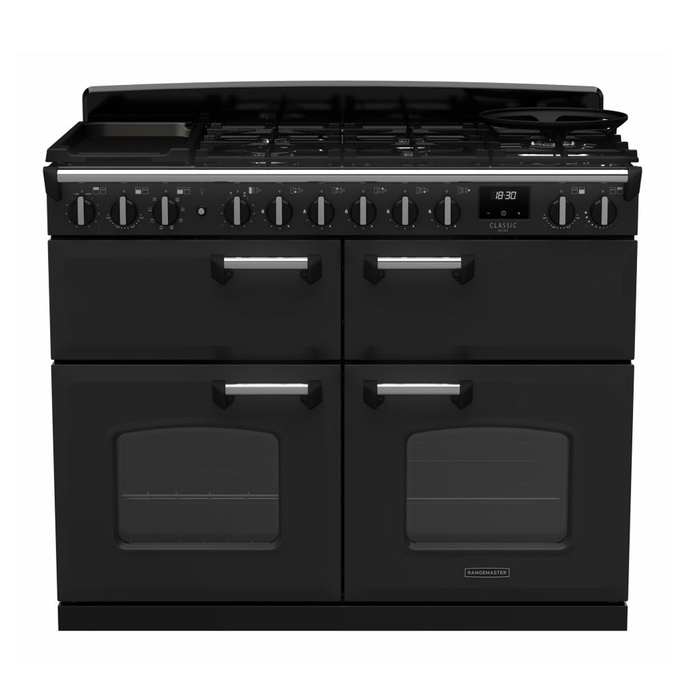 Classic Deluxe 110cm BC Dual Fuel Black Chrome
