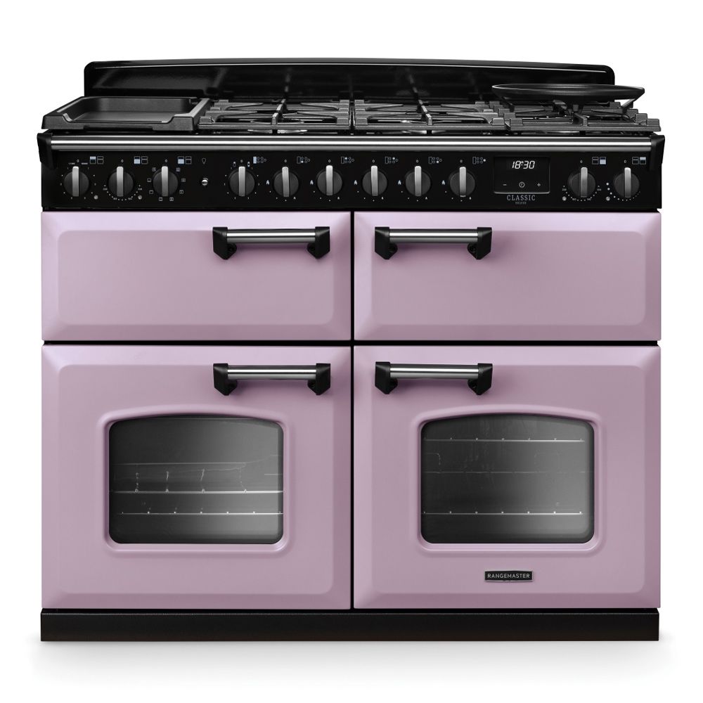 Classic Deluxe 110cm Dual Fuel BC Heather Chrome