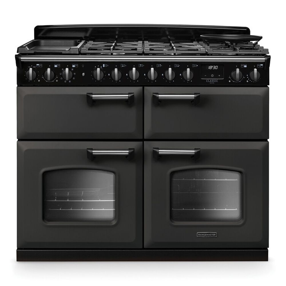 Classic Deluxe 110cm BC Dual Fuel Slate Chrome