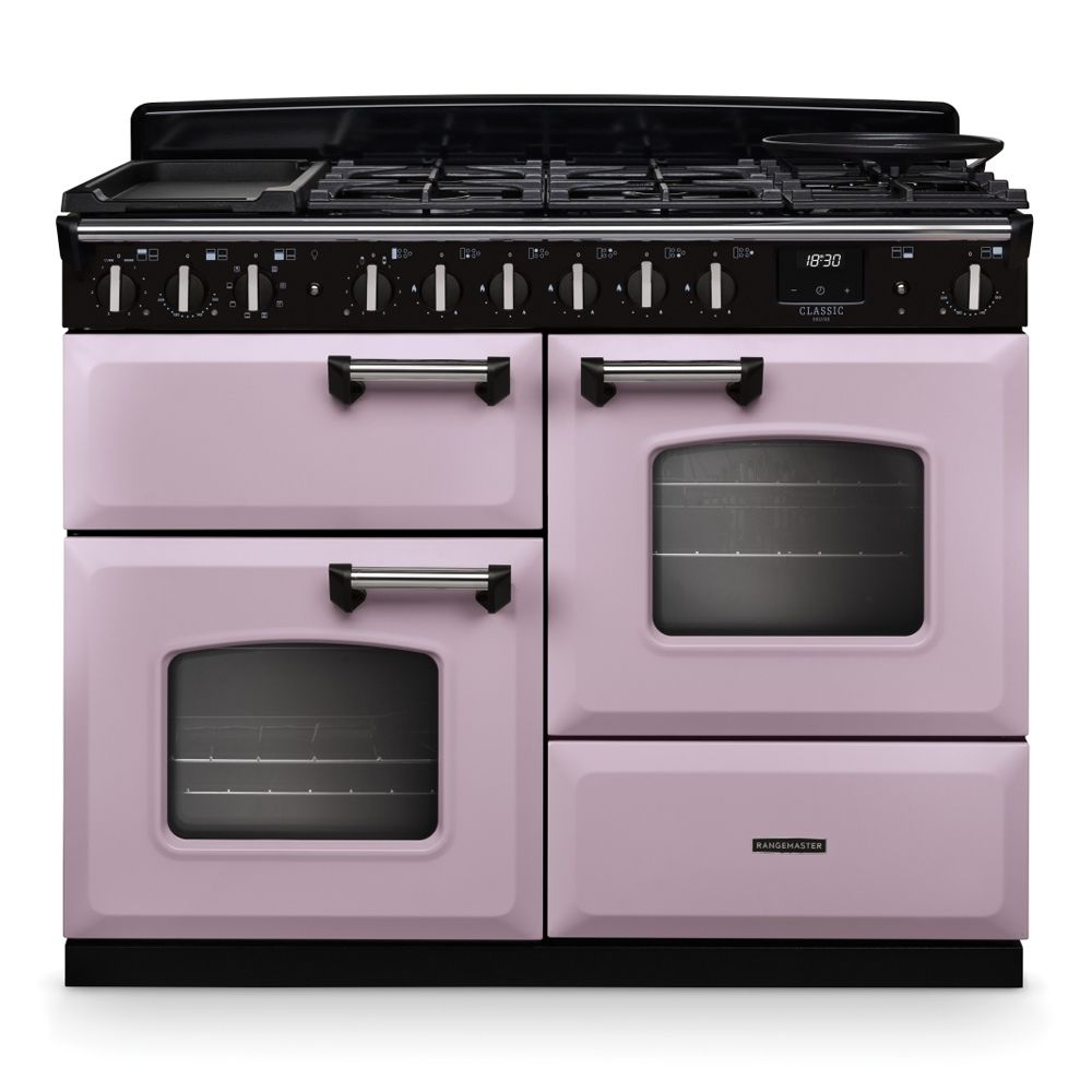 Classic Deluxe 110cm OC Dual Fuel Heather Chrome