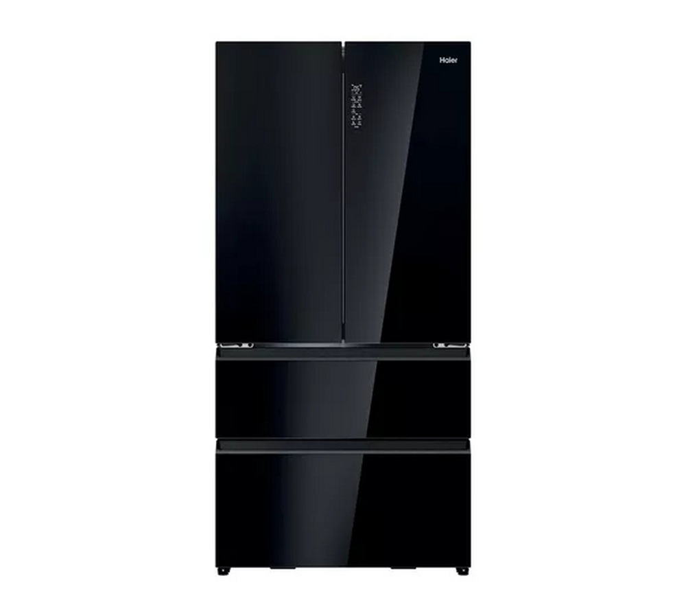 Haier Series 7 Total No Frost Hfr79f19dfgb Fridge Freezer - Obsidian Black Glass, Black - Image 6