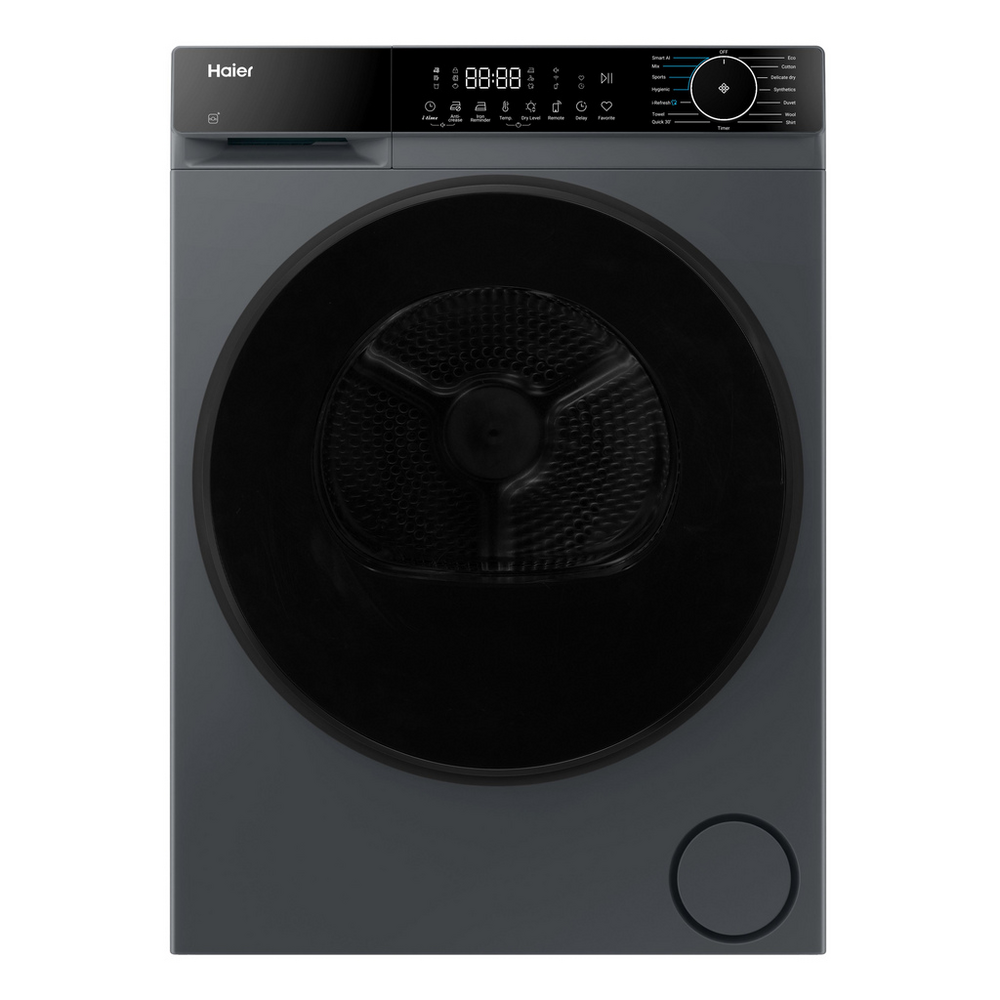 Haier X5 HD90-D357AGU1-UK Wifi Connected Heat Pump Tumble Dryer Graphite A++ Rated Graphite - Image 4