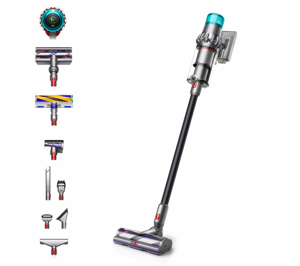 Dyson Black Cordless Stick Vacuum Cleaner - 60 Minutes Run Time -